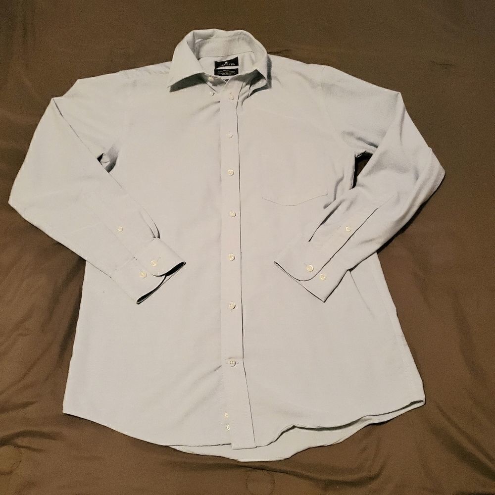 Stafford Blue Dress Shirt Regular Fit